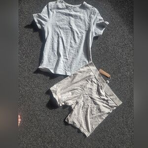 Skims Tshirt And Boxer Set Size L NWT